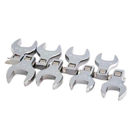 Gourmetgalley 0.5 in. Drive Jumbo Metric Crowfoot Wrench Set - 8 Piece GO3051404